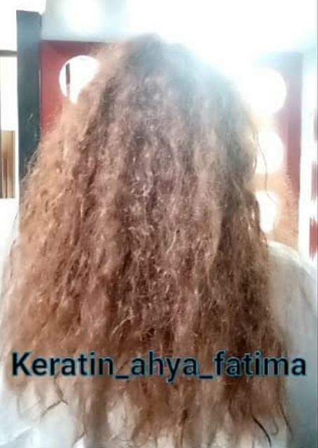 قبل از کراتینه مو