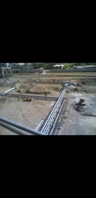 لوله کشی در نیروگاه