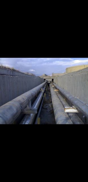 لوله کشی در نیروگاه