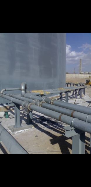 لوله کشی در نیروگاه