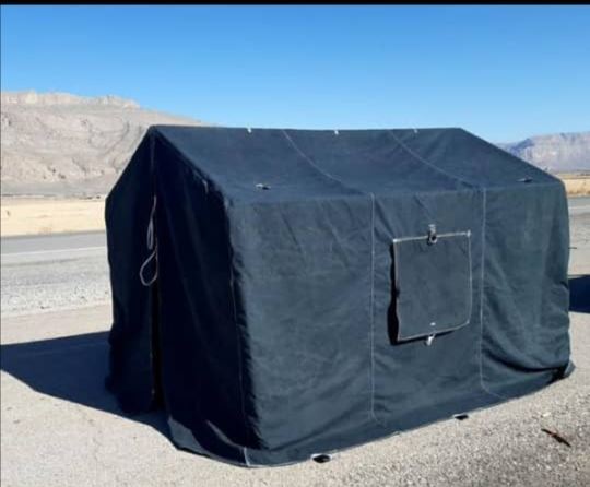 خیمه 3*2 اسکلتی لوله صنعتی