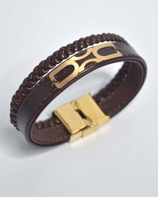 دستبند چرم 