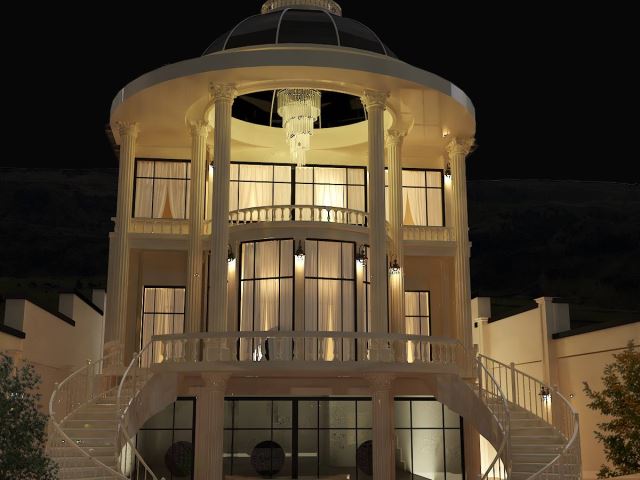 طراحی ویلا کلاسیک