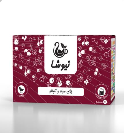 چای سیاه و آلبالو