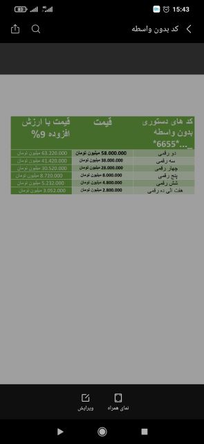 کدهای دستوری بی واسطه