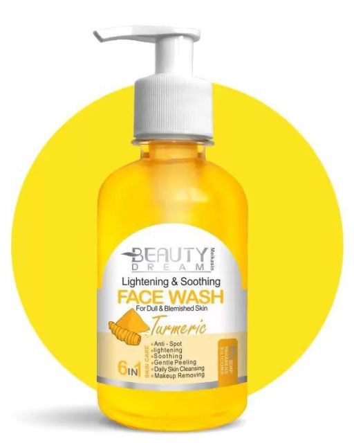 ژل شستشوی (فیس واش) زرد چوبه نیاسین آمید - 250 میل - Lightening Soothing فیس واش زردچوبه انتخاب مناسبی برای روشن کردن و کاهش لکه های پوست می باشد. کو