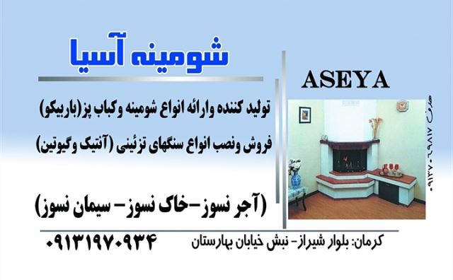 شومینه آسیا