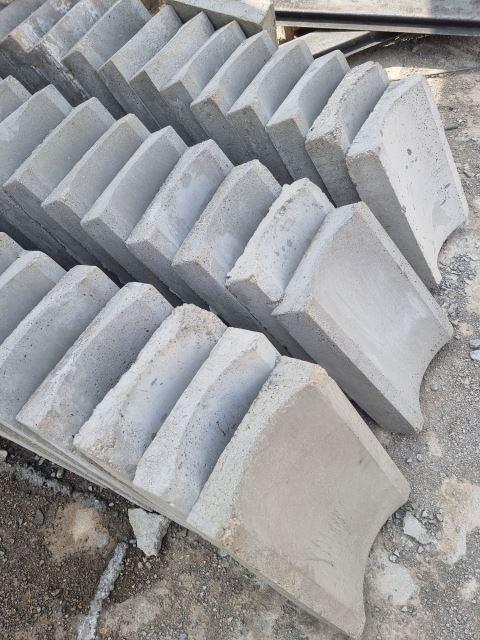 جدول بتنی ویبره ای ایستاده سنگین ضخامت 15