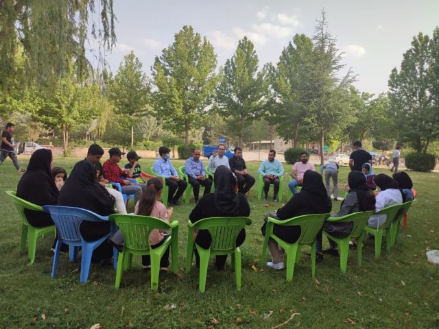 پرسش و پاسخ با والدین و نوجوانان در پارک مهرورزی یاسوج