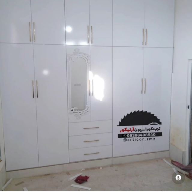 کمد دیواری های گلاس