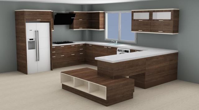 طراحی کابینت آشپزخانه در قم