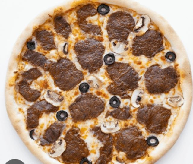 پیتزا ایتالیایی سیر و استیک