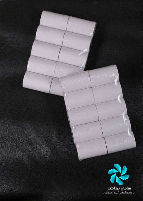 رول حرارتی 16 متری رنگ سفید