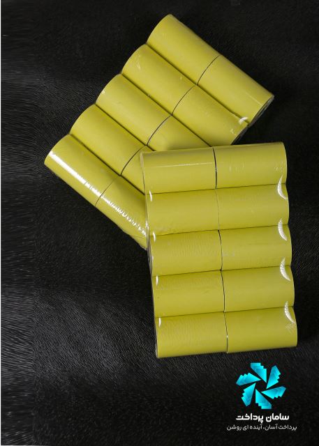 رول حرارتی 36 متری رنگ زرد
