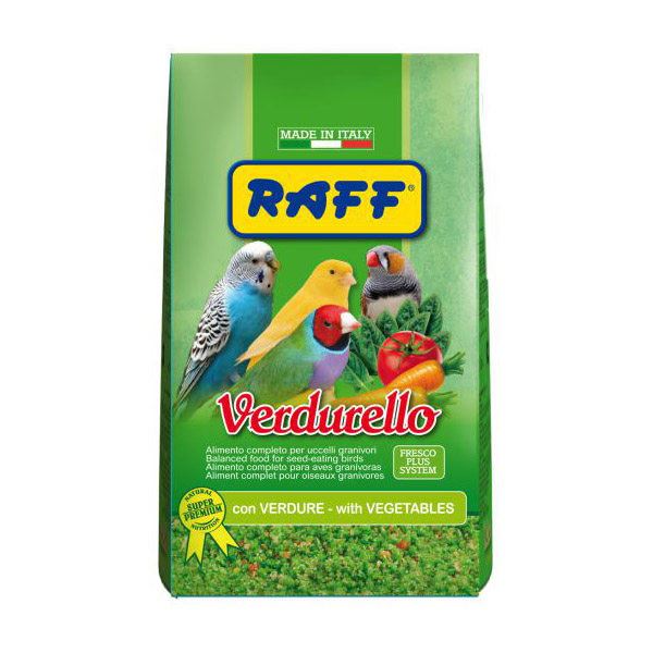 غذای پرنده با پایه سبزیجات و غلات راف – RAFF Verdurello