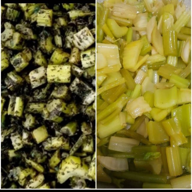 کرفس سرخ شده