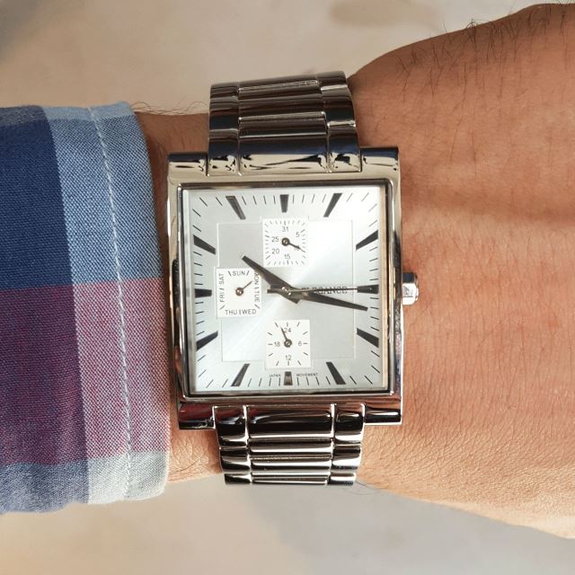 الگانس مردانه فول تایم فلزی و چرمی 3-5310