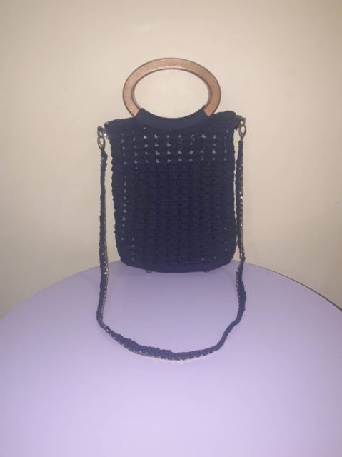 کیف سرمه ای رنگ