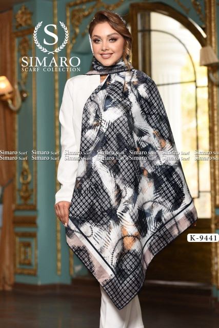 روسری نخی دست دوز