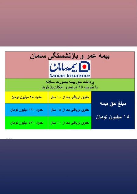 بازنشستگی 5_10 _15 و20 ساله