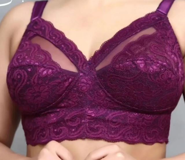 سوتین دالبری کهش پهن گنی بالا شیشه‌ای زیر نخ اعلا 