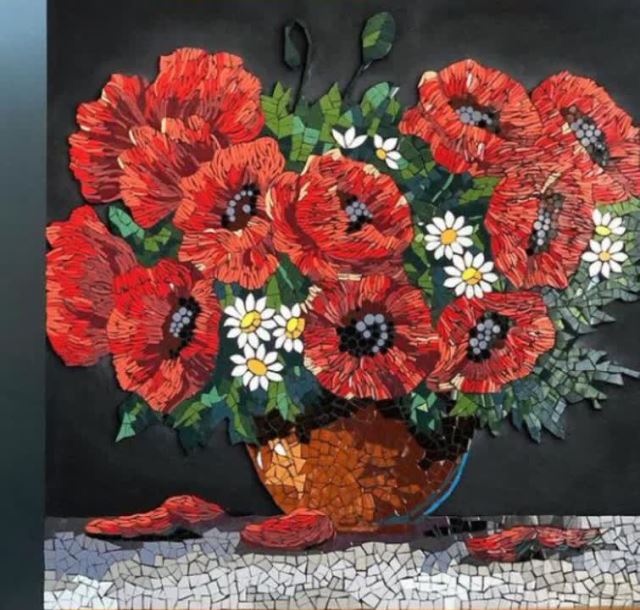 معرق کاشی با برش کاشی