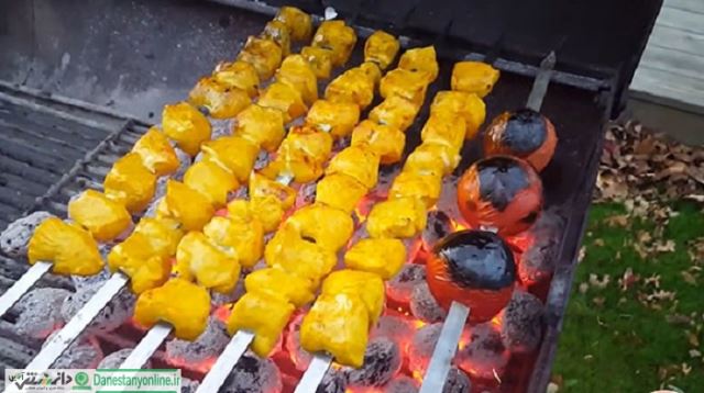 جوجه کباب زعفرانی