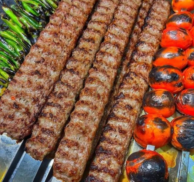 کباب کوبیده زعفرانی