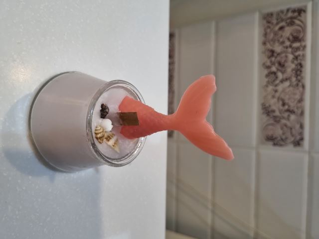 شمع خمره ای مدل صدف و ماهی