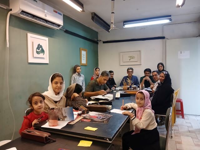 کلاس خوشنویسی