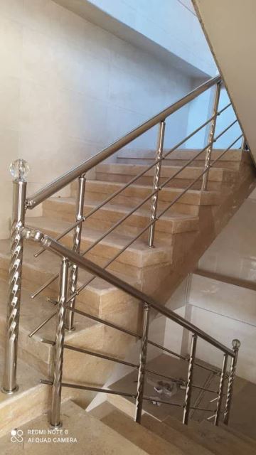 نرده استیل طرح دار