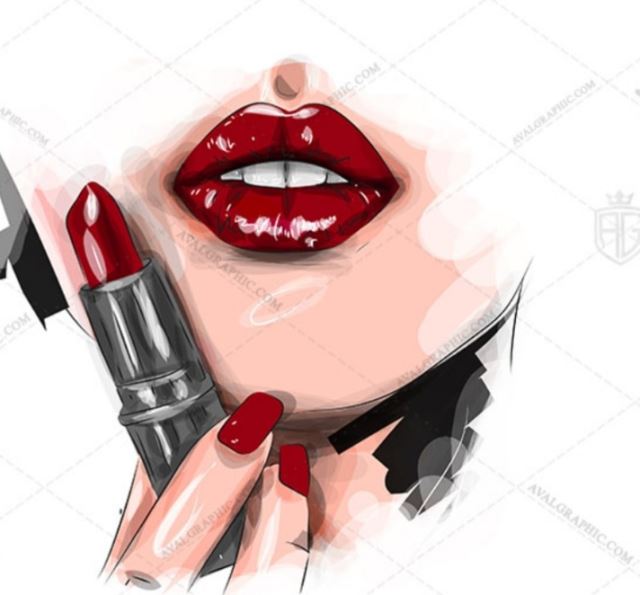 خط لب رژلب دائم