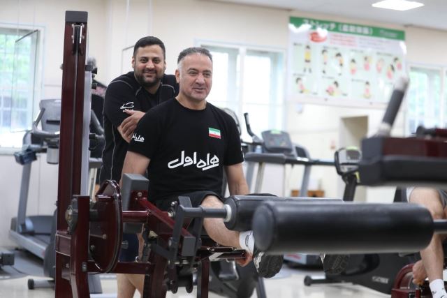 محمد ناصر نقره ماسور(ماساژور) تیم ملی والیبال2024 و پیمان اکبری