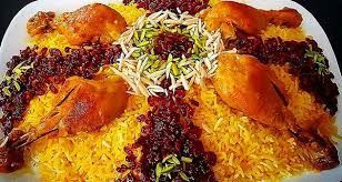 زرشک پلو با مرغ