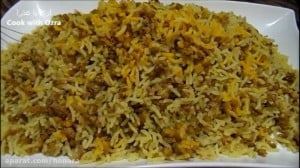 کته ماش با گوشت