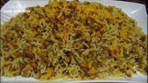 کته ماش با گوشت