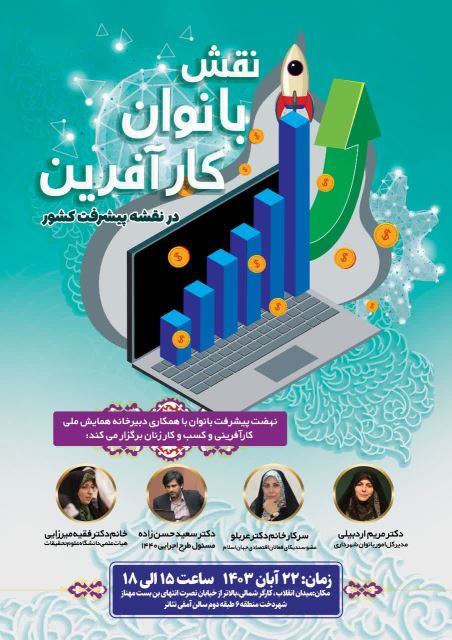 نقش بانوان کارآفرین در نقشه پیشرفت کشور