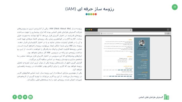 رزومه ساز حرفه ایی IAM