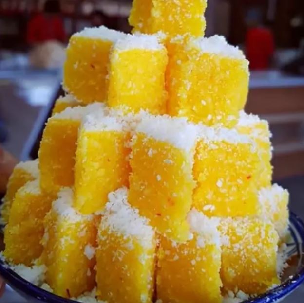 لوز زعفرانی