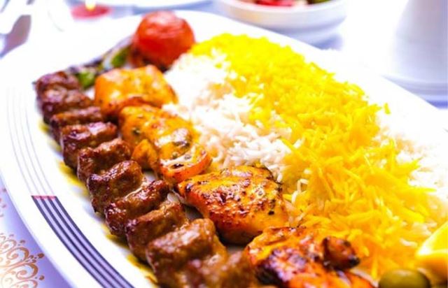چلو کباب وزیری معمولی