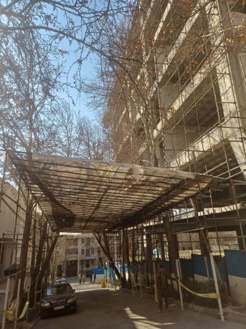 اجرا و نصب داربست فلزى در کرج