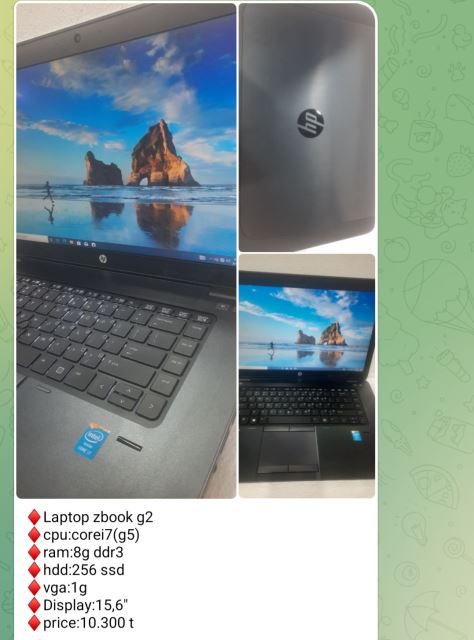 لپ تاپ hp zbook g2