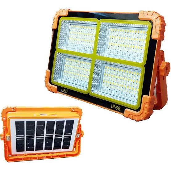 پروژکتور شارژی خورشیدی پاوربانک دار