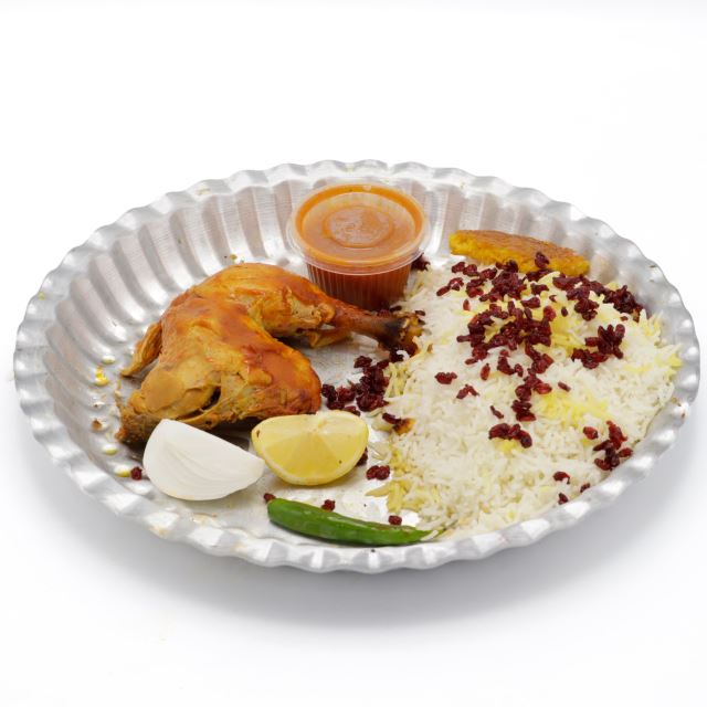 زرشک پلو با مرغ