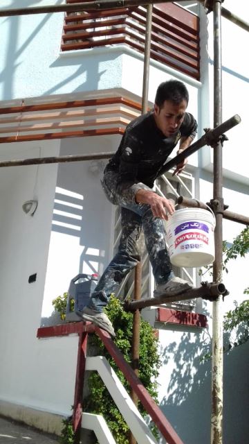 نقاشی ساختمان دماوند