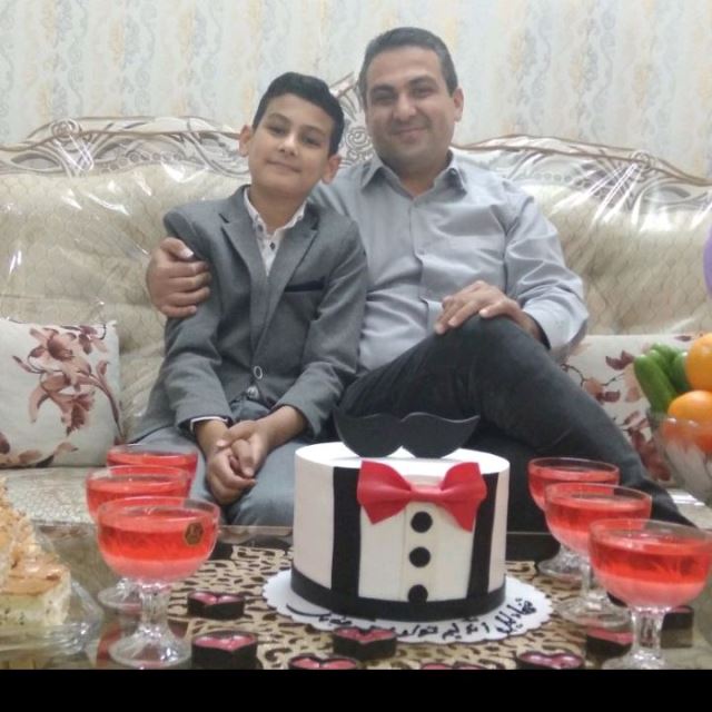 عکس من و پسرم