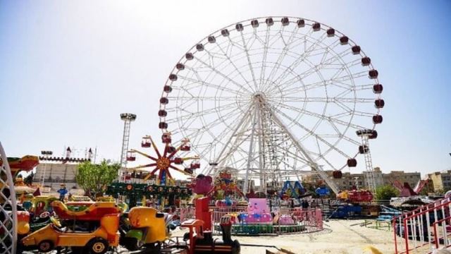 _پارک پلیس چرخ و فلک فیریزبی اسکیت هوایی کشتی صبا سقوط آزاد ترن و....