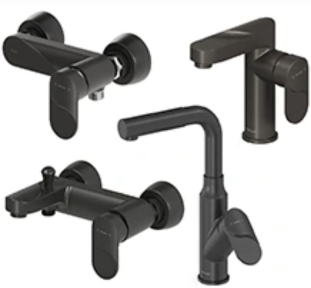 پکیج شیرآلات شودر مدل اسمارت مشکی