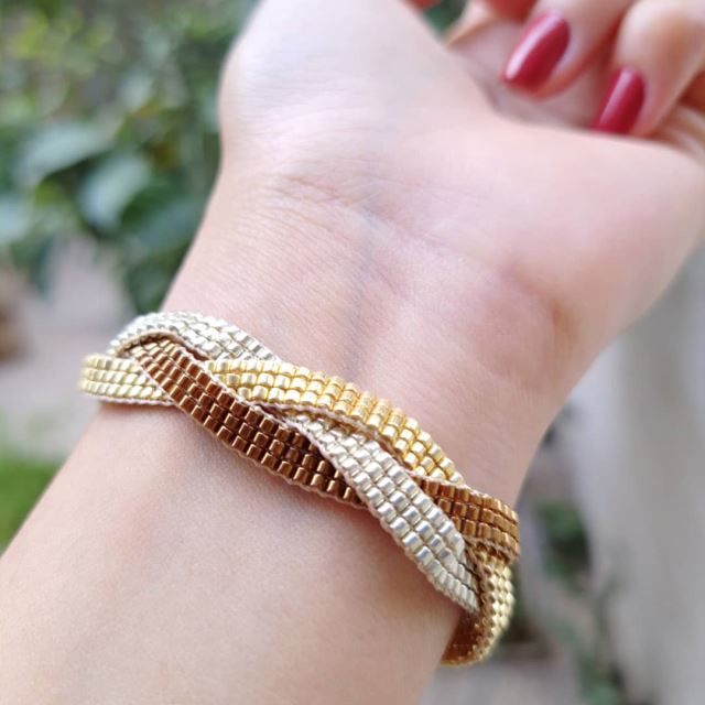 دستبند گیس بافت