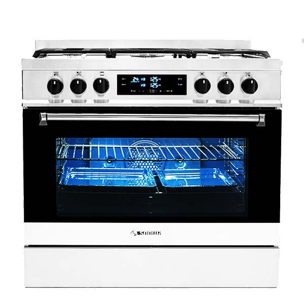 اجاق گاز 5 شعله اسنوا مدل SGC5-6212 رنگ سفید